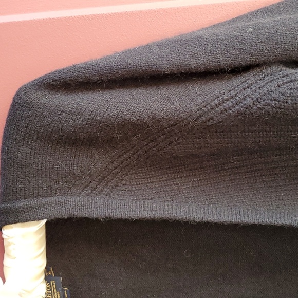 Pendleton Luxe Wool / Angora Black, Open Cardigan, PXL, Worn Twice,Like New,Chic - Picture 10 of 10